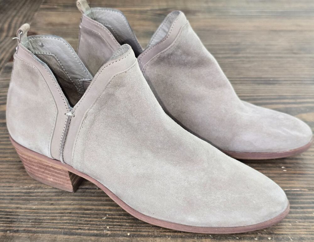 Sam Edelman Boots - Women’s Tan / Suede Leather Patrick Ankle Booties Size 7.5